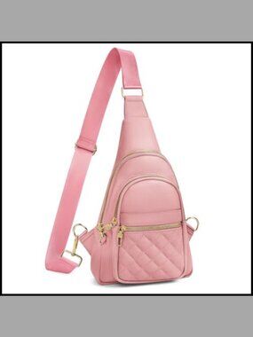 Faux Leather Anti-Theft Crossbody Sling Bag RFID Blocking Travel Purse